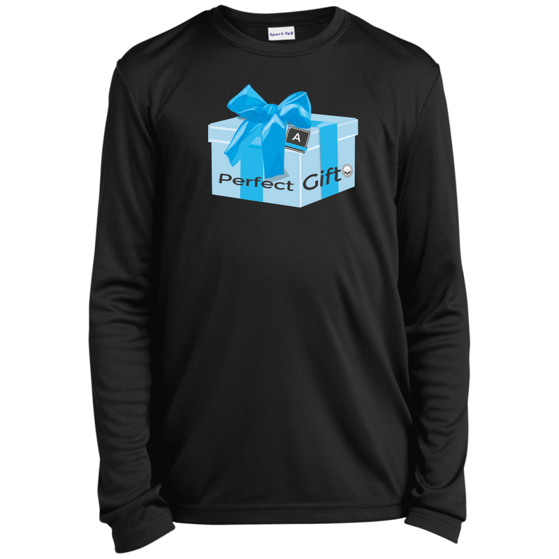 Perfect Gift Youth Long Sleeve Moisture-Wicking T-Shirt