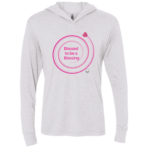 Blessed Unisex Triblend LS Hooded T-Shirt