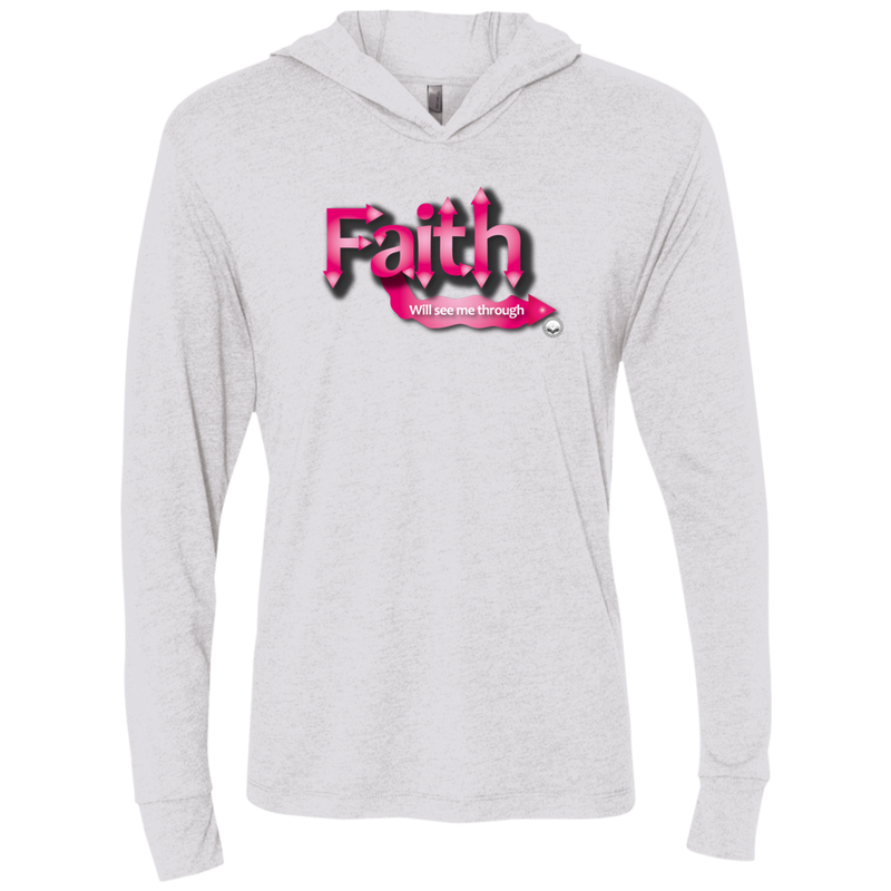 Faith Unisex Triblend LS Hooded T-Shirt