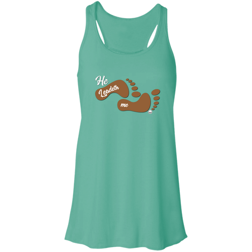 Leadeth me Flowy Racerback Tank