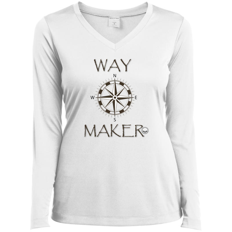 Waymaker Ladies' LS Performance V-Neck T-Shirt