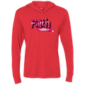 Faith Unisex Triblend LS Hooded T-Shirt