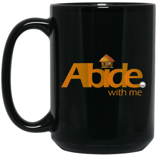 Abide 15 oz. Black Mug