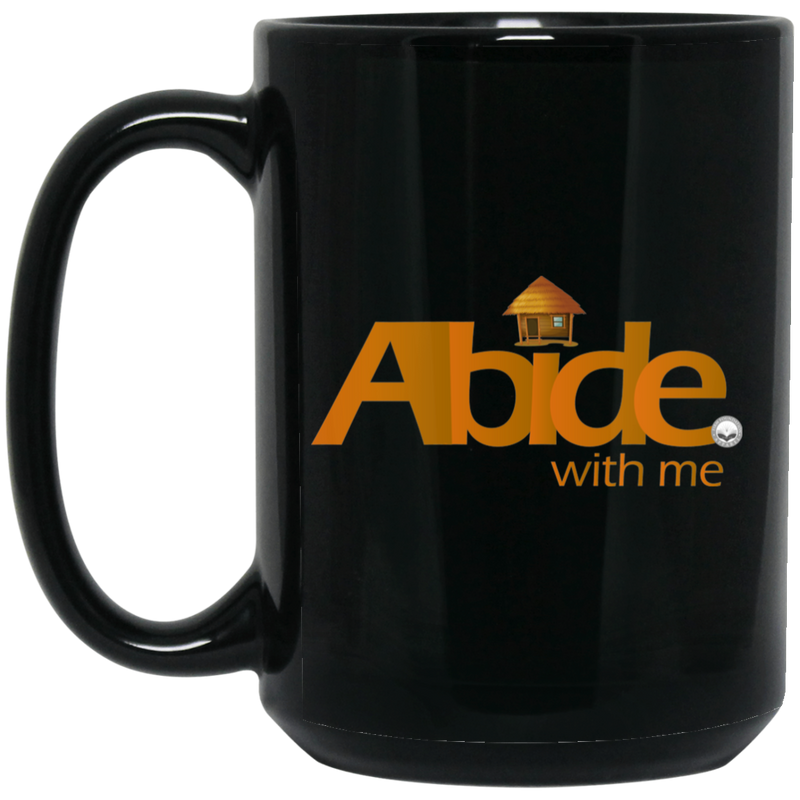 Abide 15 oz. Black Mug