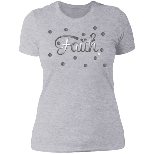 Faith Silver-Ladies' Boyfriend T-Shirt