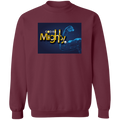 GOD IS Mighty  Crewneck Pullover Sweatshirt  8 oz.