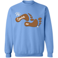 He Leadeth Me  Crewneck Pullover Sweatshirt  8 oz.