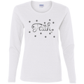 Faith-Slv Ladies' Cotton LS T-Shirt