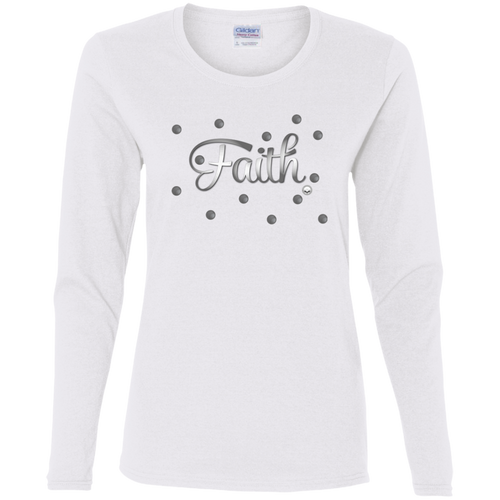 Faith-Slv Ladies' Cotton LS T-Shirt