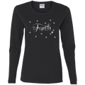 Faith-Slv Ladies' Cotton LS T-Shirt