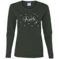 Faith-Slv Ladies' Cotton LS T-Shirt