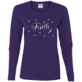 Faith-Slv Ladies' Cotton LS T-Shirt