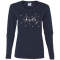 Faith-Slv Ladies' Cotton LS T-Shirt