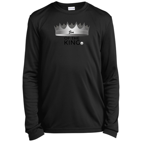 Son of the King Youth Long Sleeve Moisture-Wicking T-Shirt