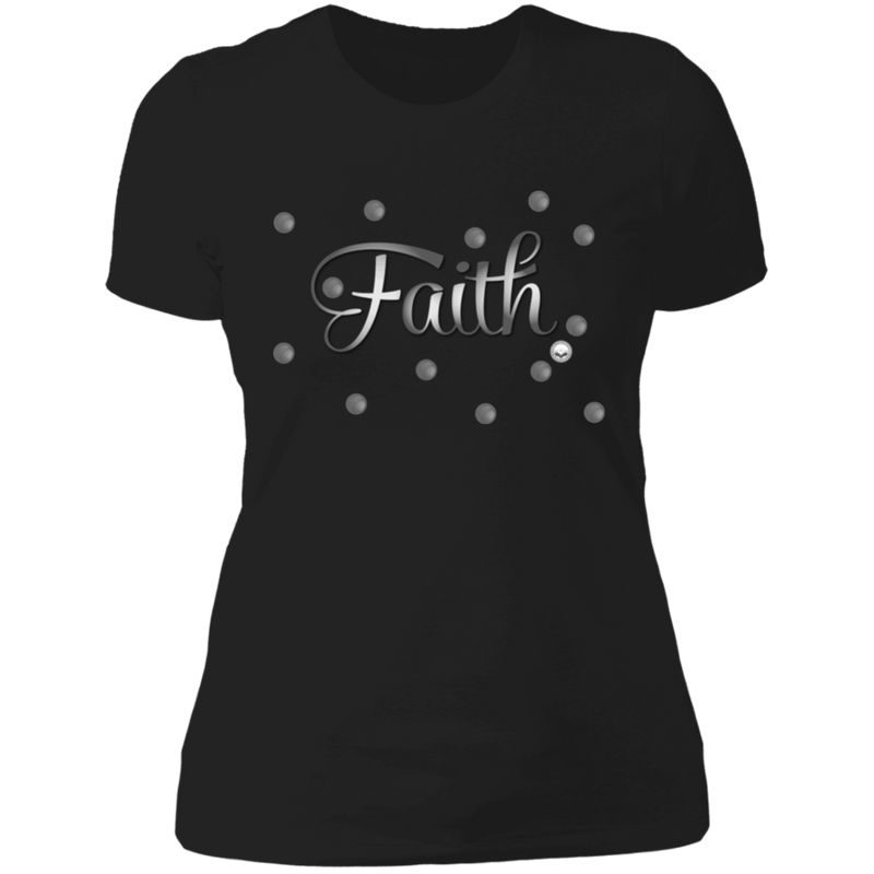 Faith Silver-Ladies' Boyfriend T-Shirt