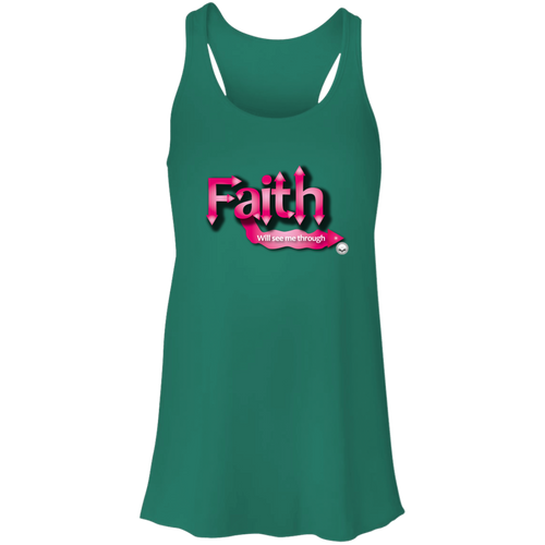 Faith Flowy Racerback Tank