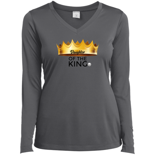 Daughter of the King Ladies' LS Performance V-Neck T-Shirt