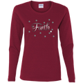 Faith-Slv Ladies' Cotton LS T-Shirt